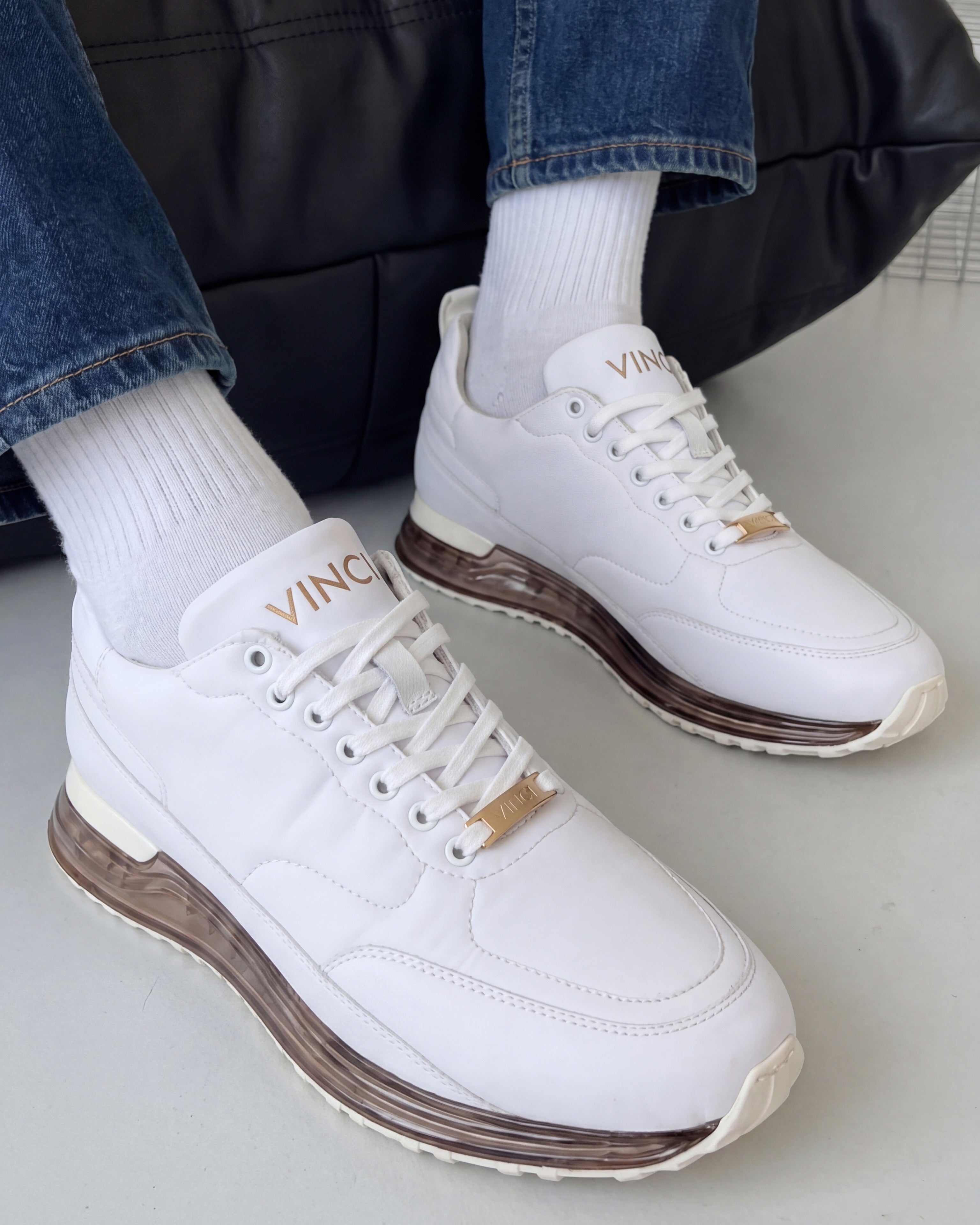 The Lexington White Sneaker