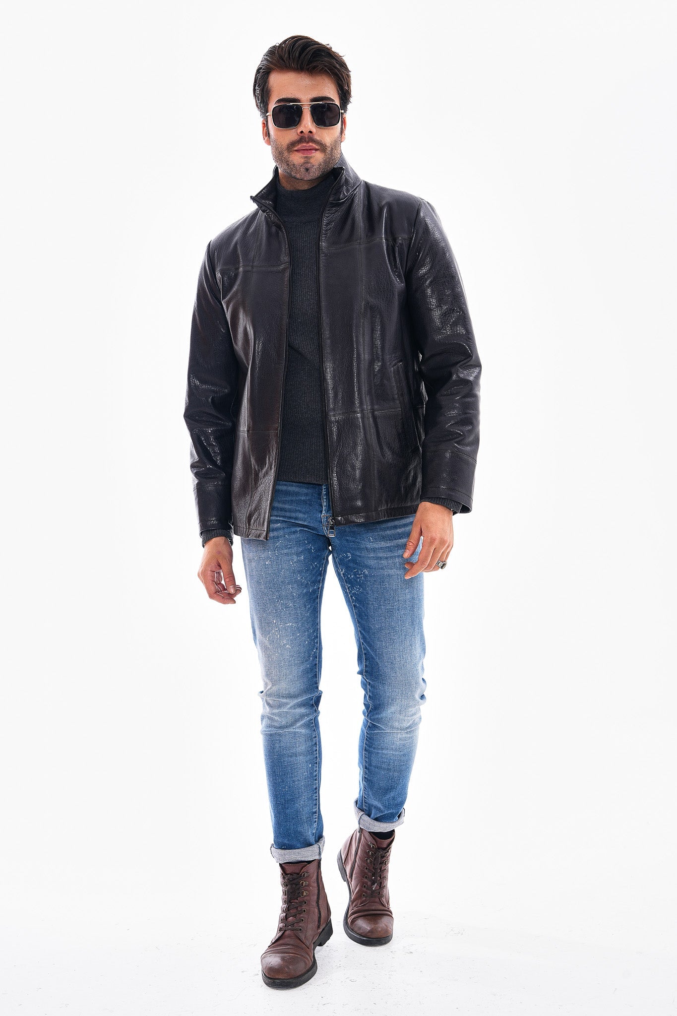 The Nero Black Leather Jacket