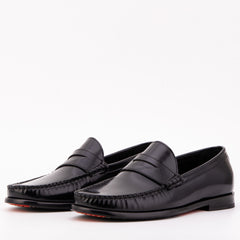 The Belmont Black Polished Leather Loafer
