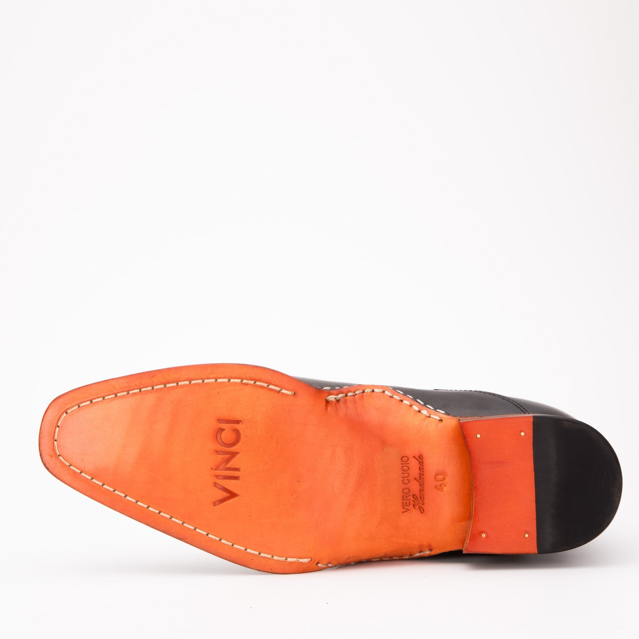 The Royal Hand Craft Black Leather Double-Buckle Chelsea Boot