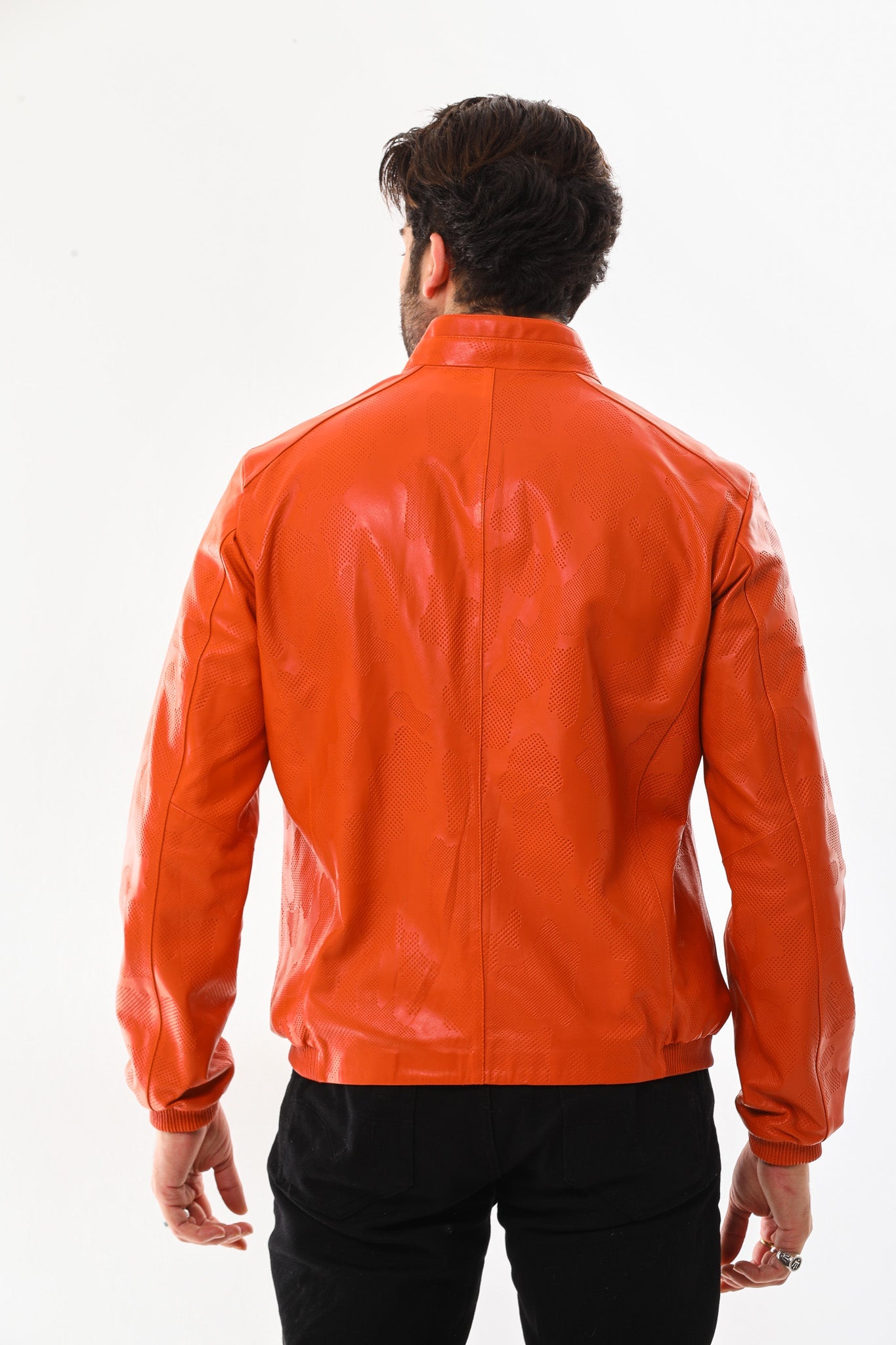 The Como Reversible Leather Bomber Jacket