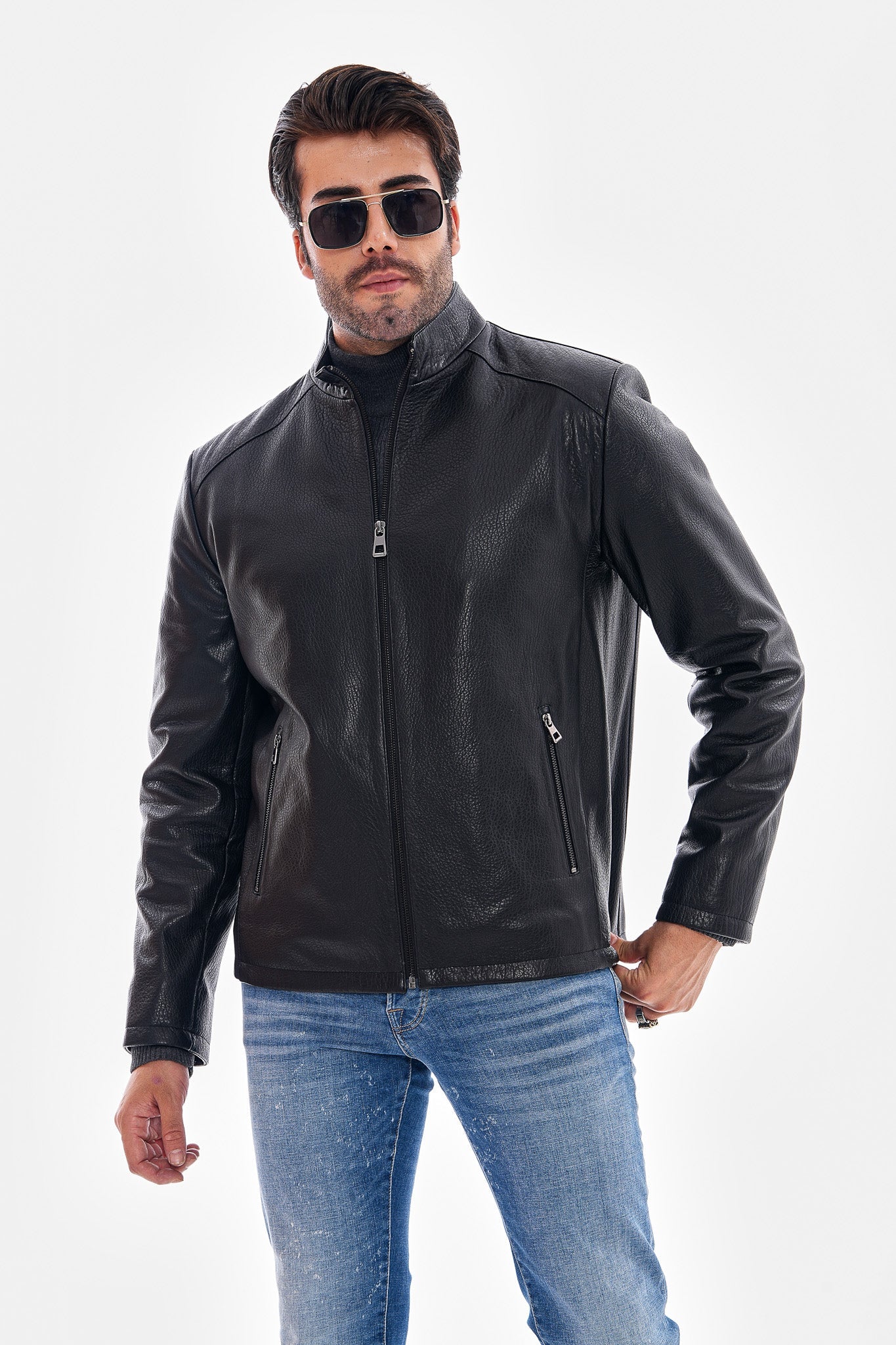 The Varden Black Leather Jacket