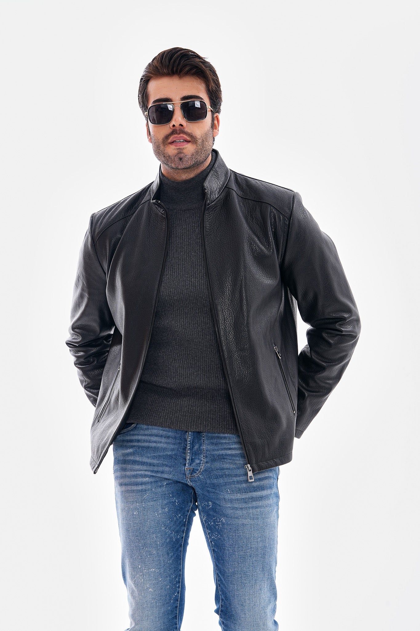 The Varden Black Leather Jacket