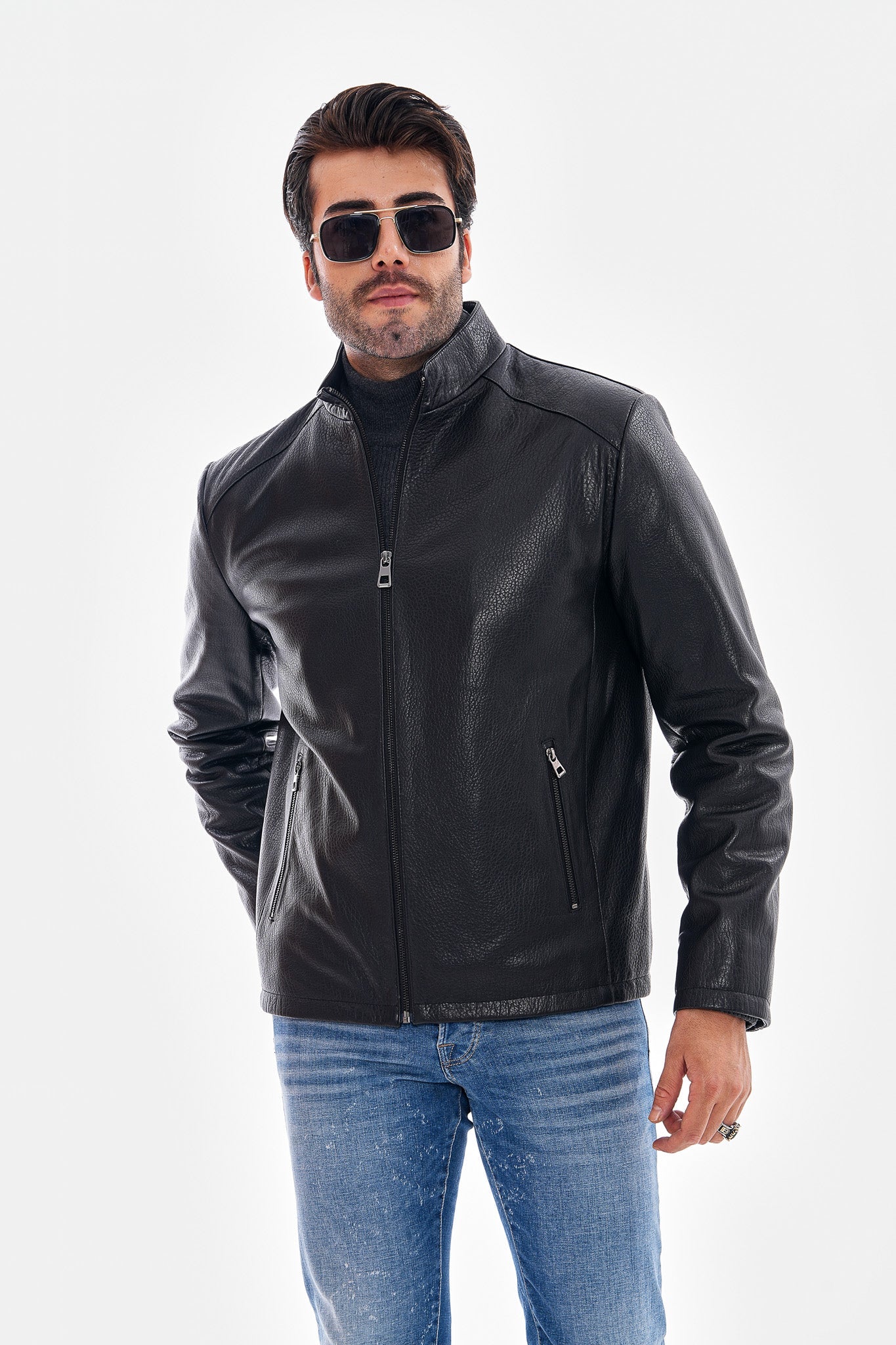 The Varden Black Leather Jacket