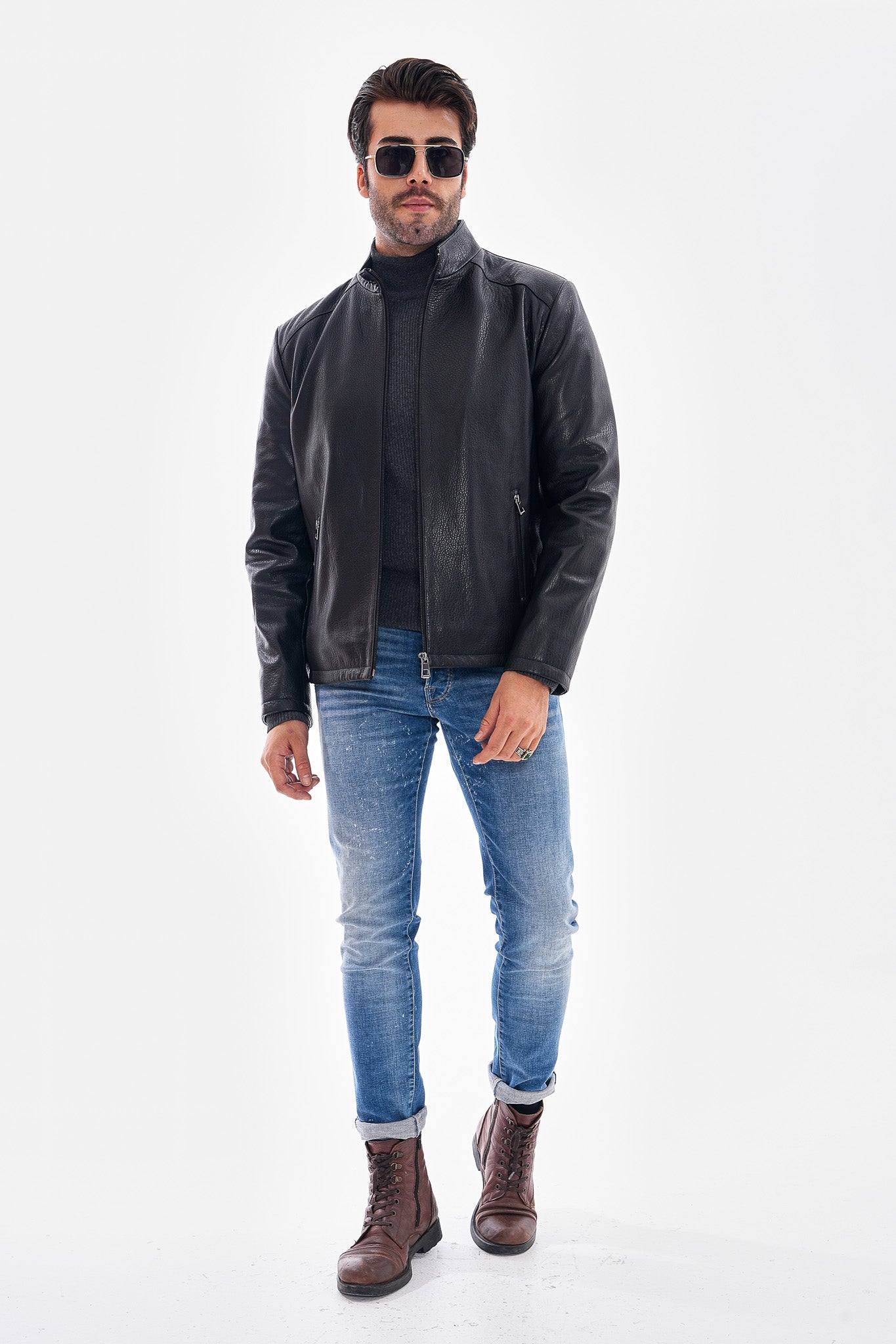 The Varden Black Leather Jacket