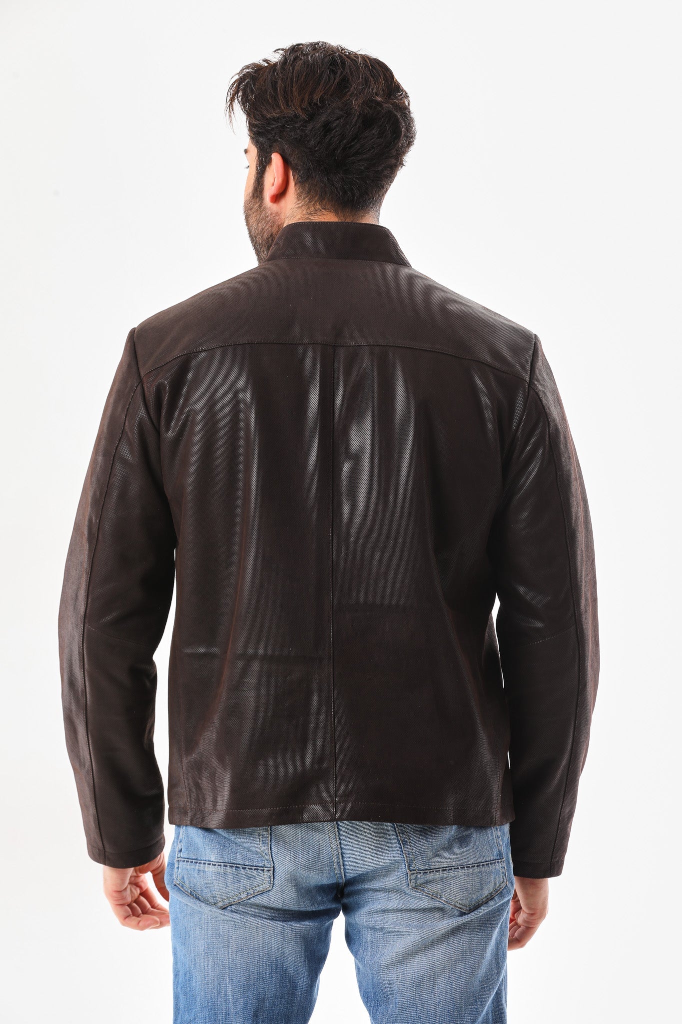 The Modena Matte Espresso Leather Jacket