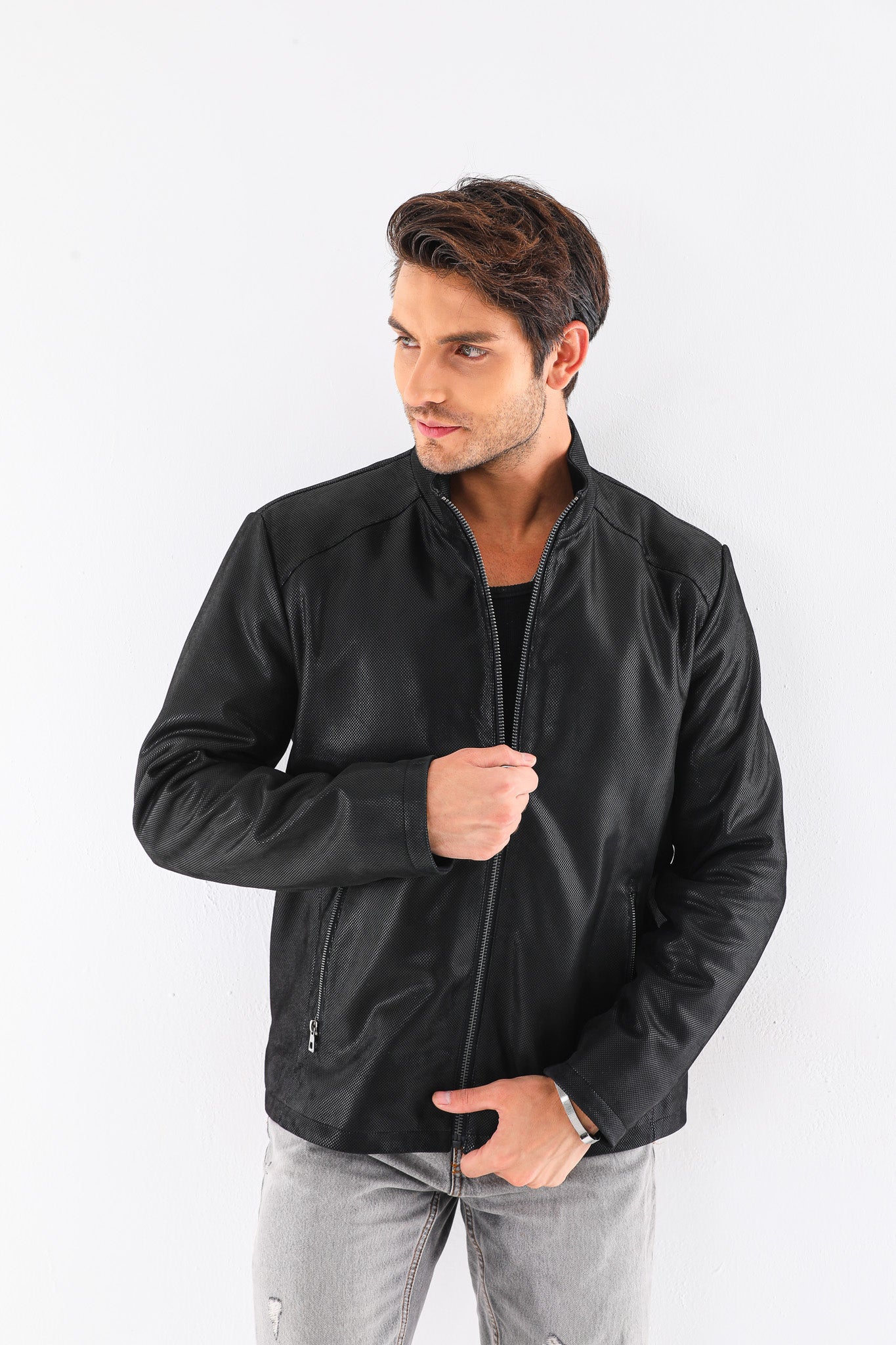 The Varden Black Leather Jacket
