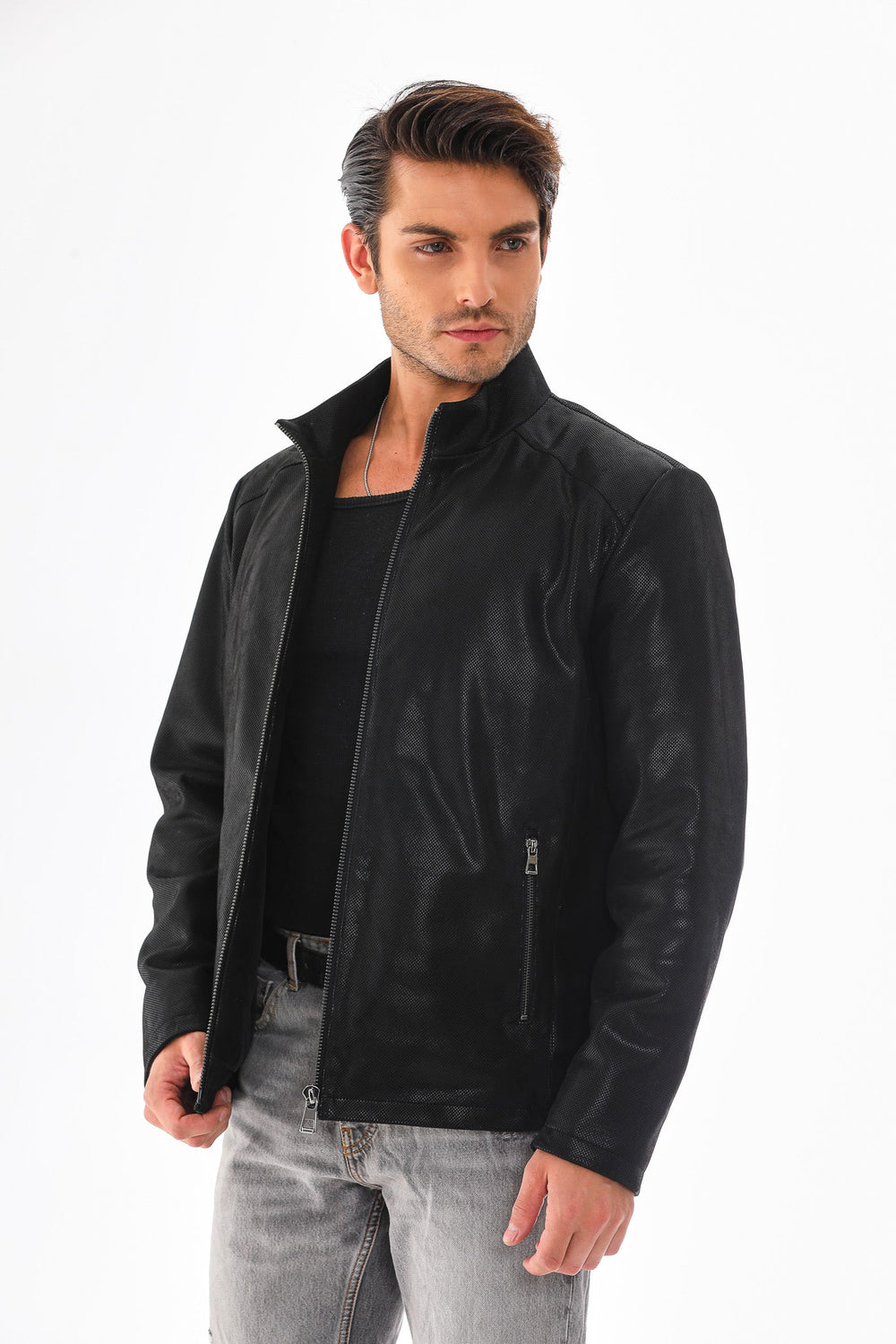 The Varden Black Leather Jacket