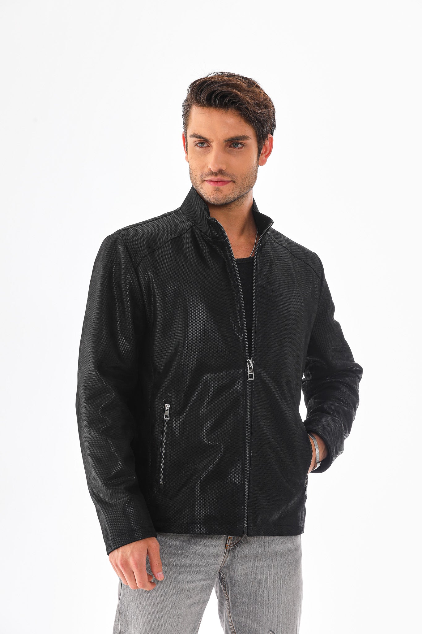 The Varden Black Leather Jacket