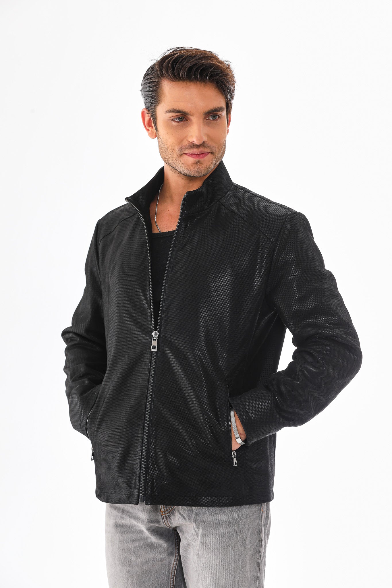 The Varden Black Leather Jacket