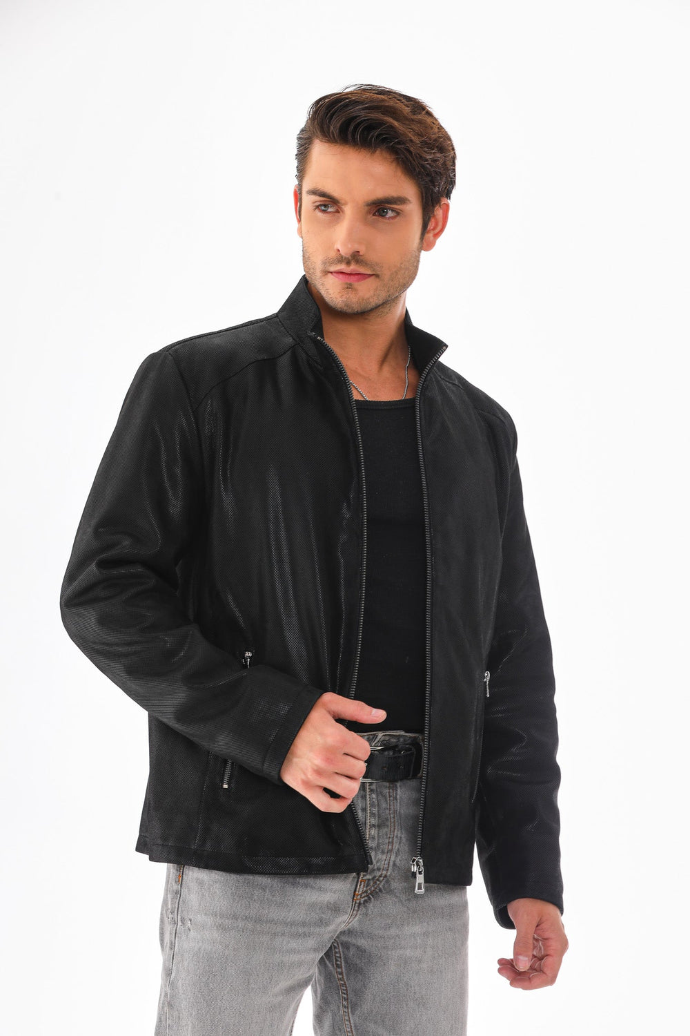 The Varden Black Leather Jacket