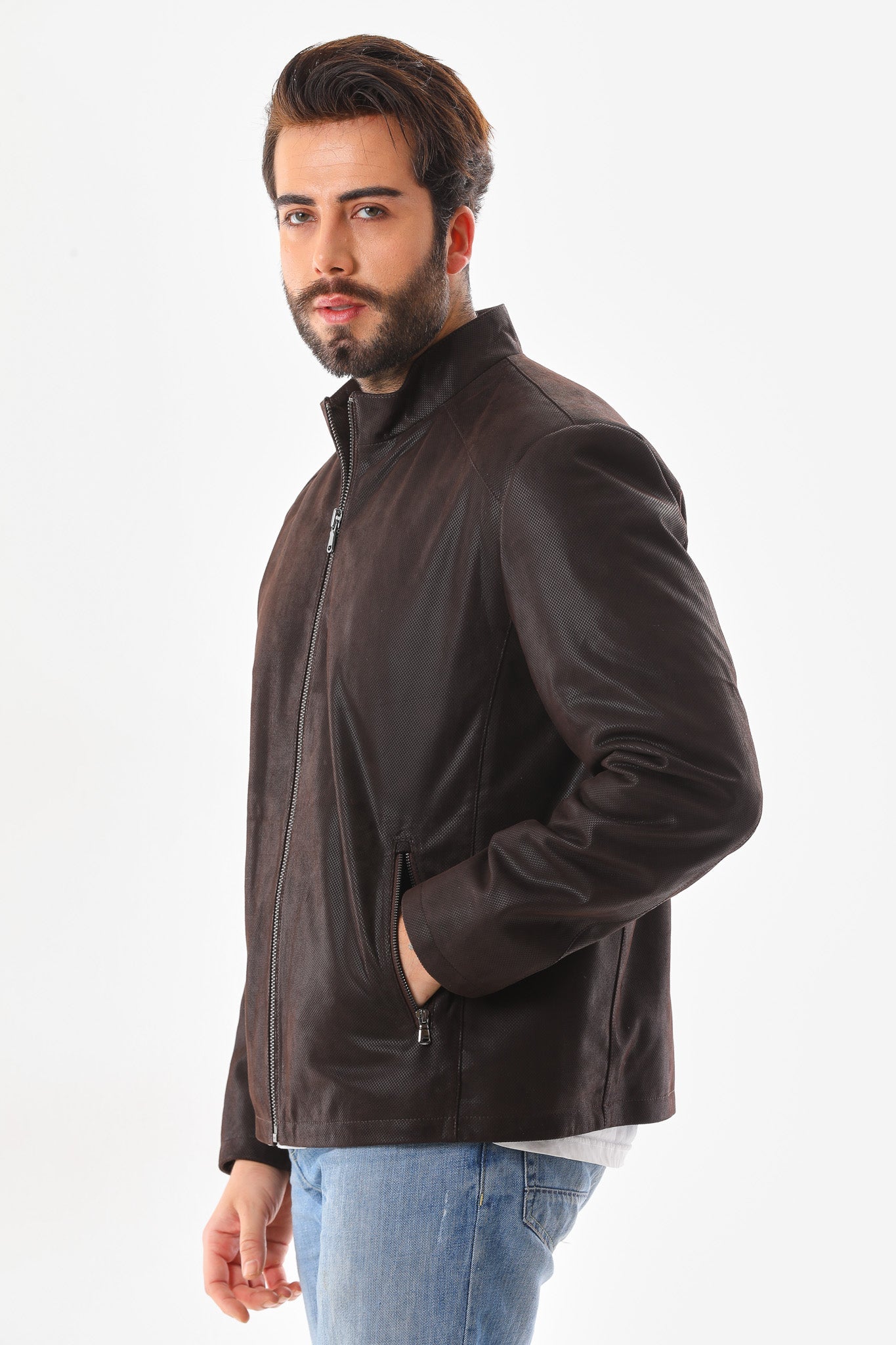 The Varden Brown Leather Jacket