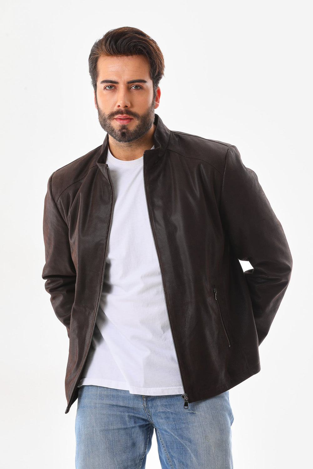 The Varden Brown Leather Jacket