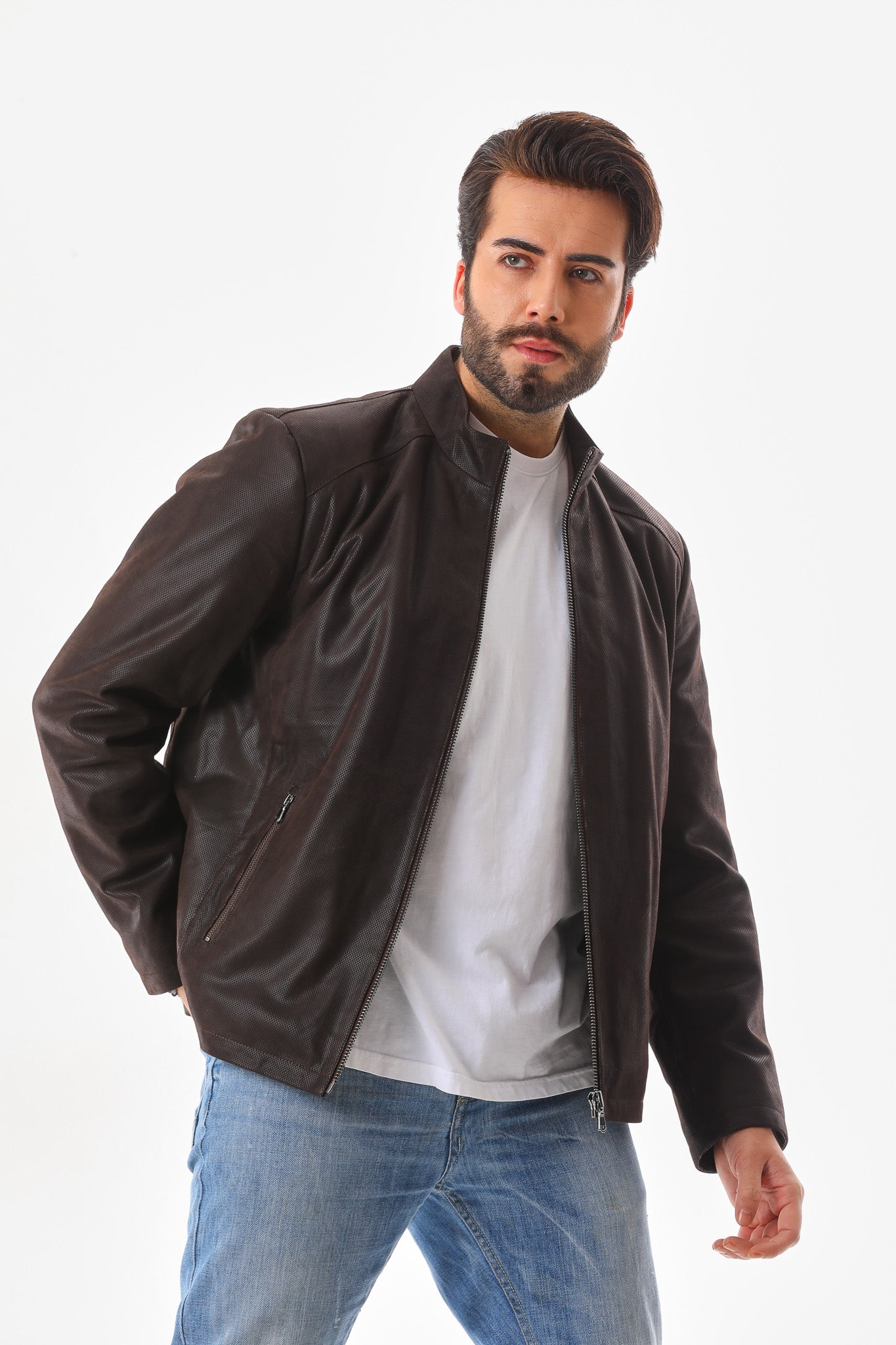 The Varden Brown Leather Jacket