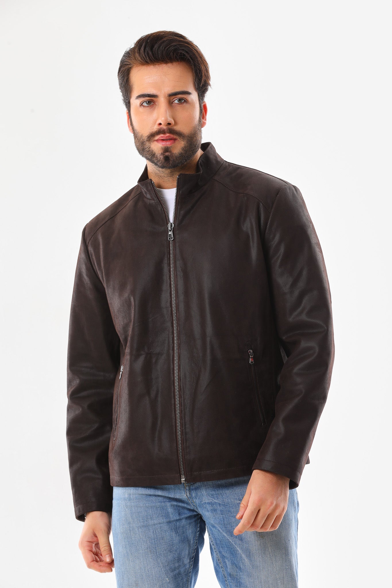 The Varden Brown Leather Jacket