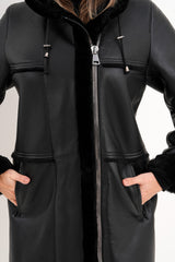 The Belluna Black Shearling Jacket