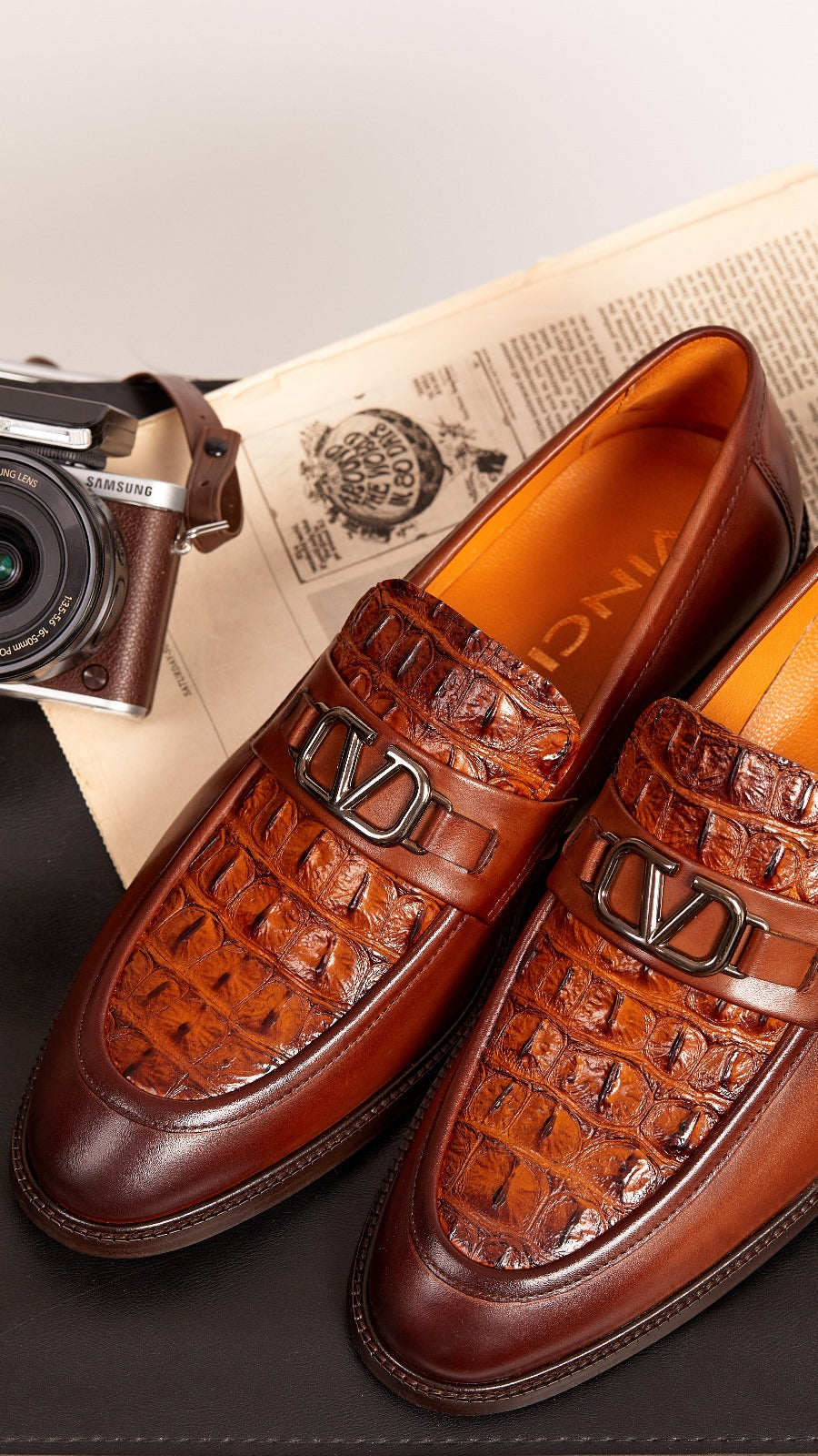 Amsterdam Tan Bit Loafer Shoe