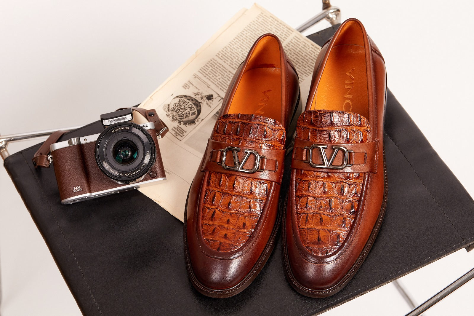 Amsterdam Tan Bit Loafer Shoe