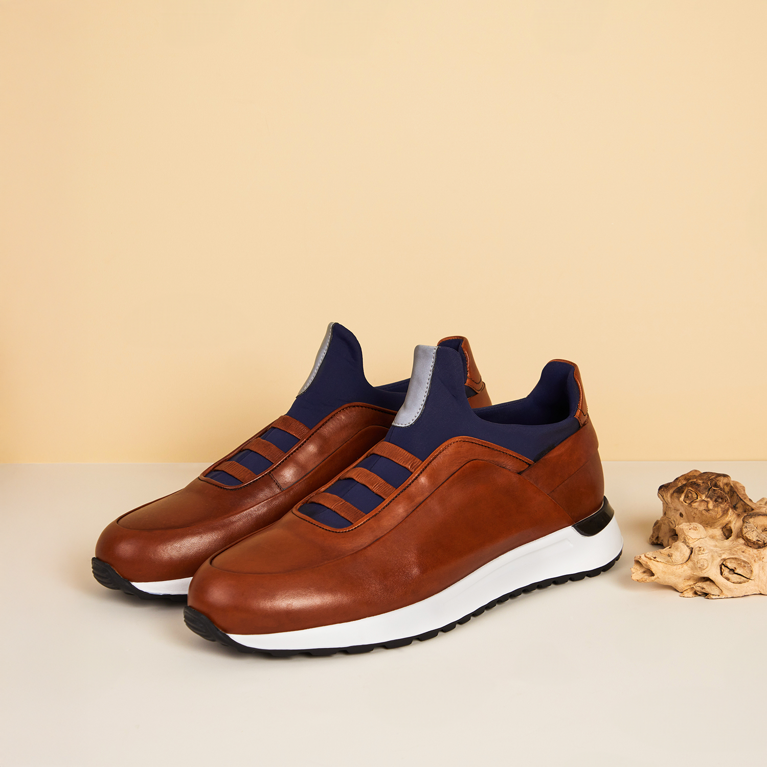 The Sonoma Tan Leather Sneaker