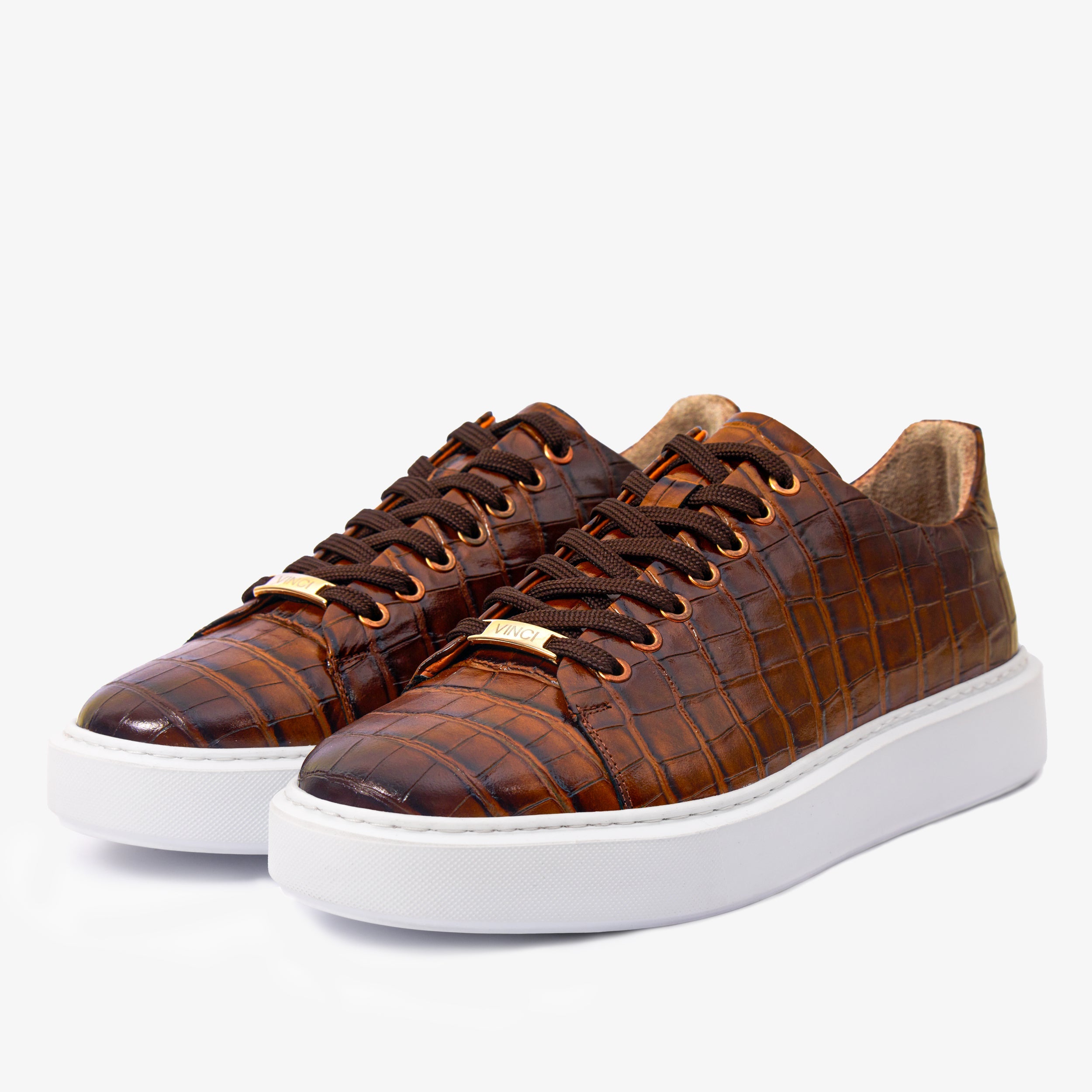 The Dublin Tan Leather Sneaker
