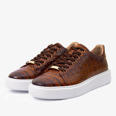 The Dublin Tan Leather Sneaker