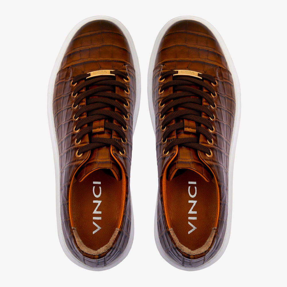 The Dublin Tan Leather Sneaker
