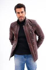 The Modena Quilted Leather Jacket