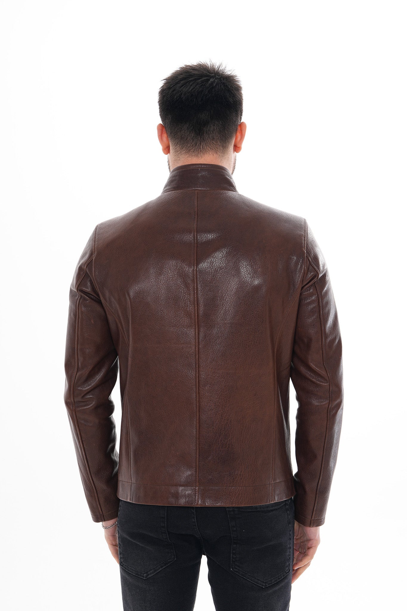 The Marco Brown Leather Jacket