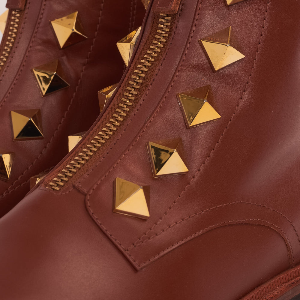 The Ottawa Brown Leather Ankle Boot