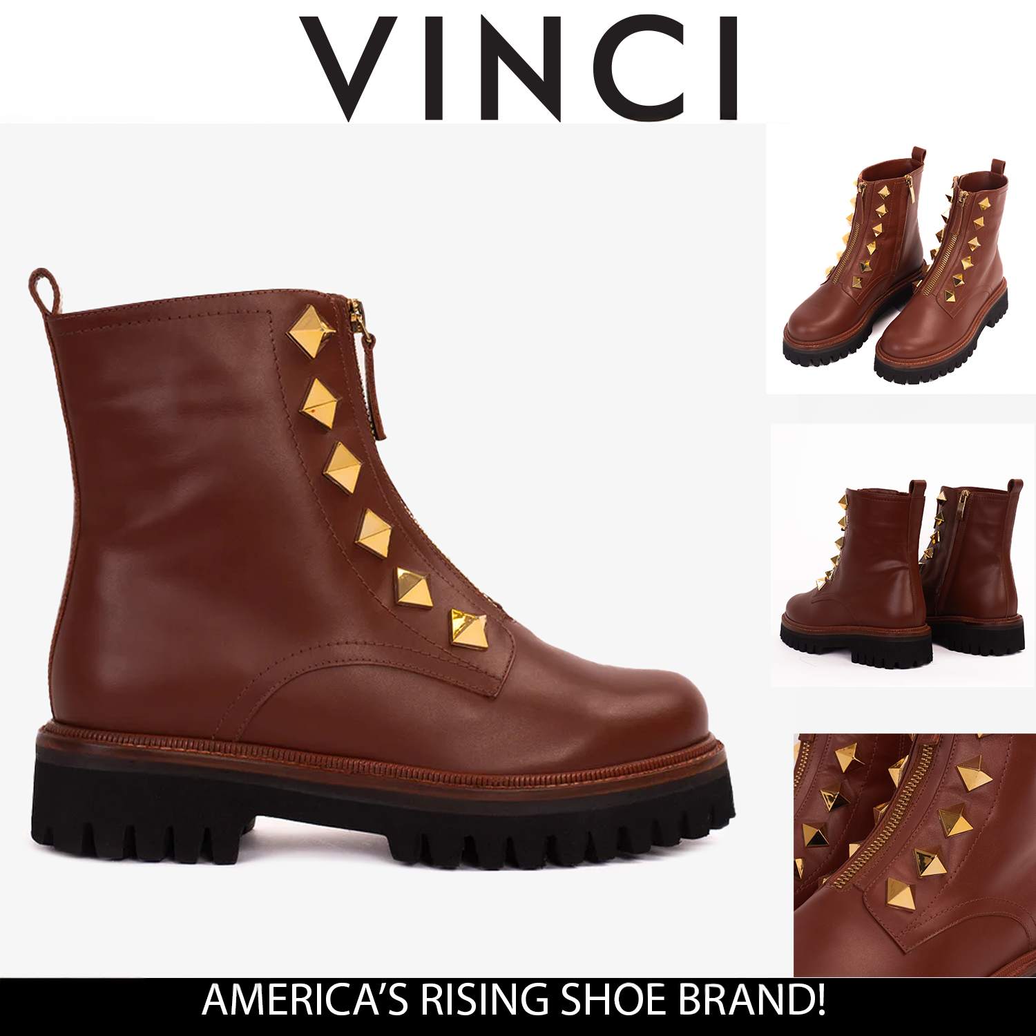 The Ottawa Brown Leather Ankle Boot