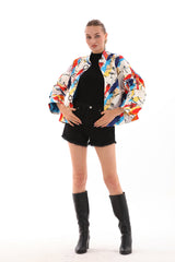 The Odessa Multicolor Leather Jacket