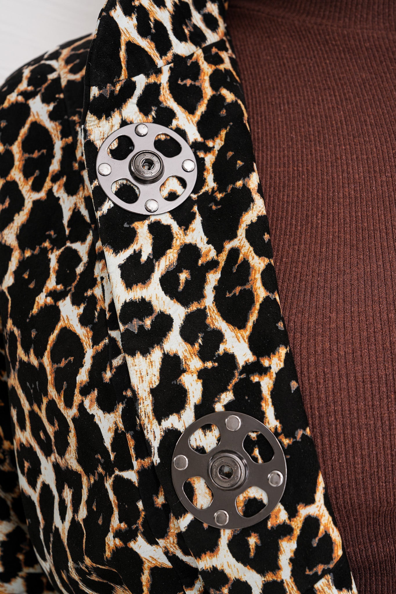 The Odessa Leopard Leather Jacket