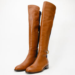 The Tallin Tan Leather Knee High Boot