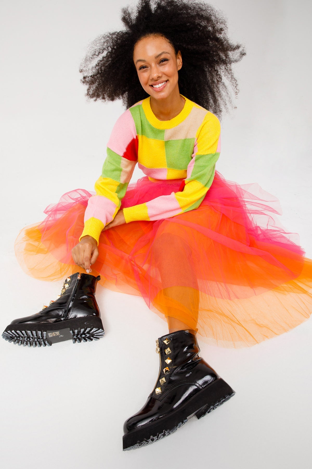 The Ottawa Black Patent Leather Ankle Boot