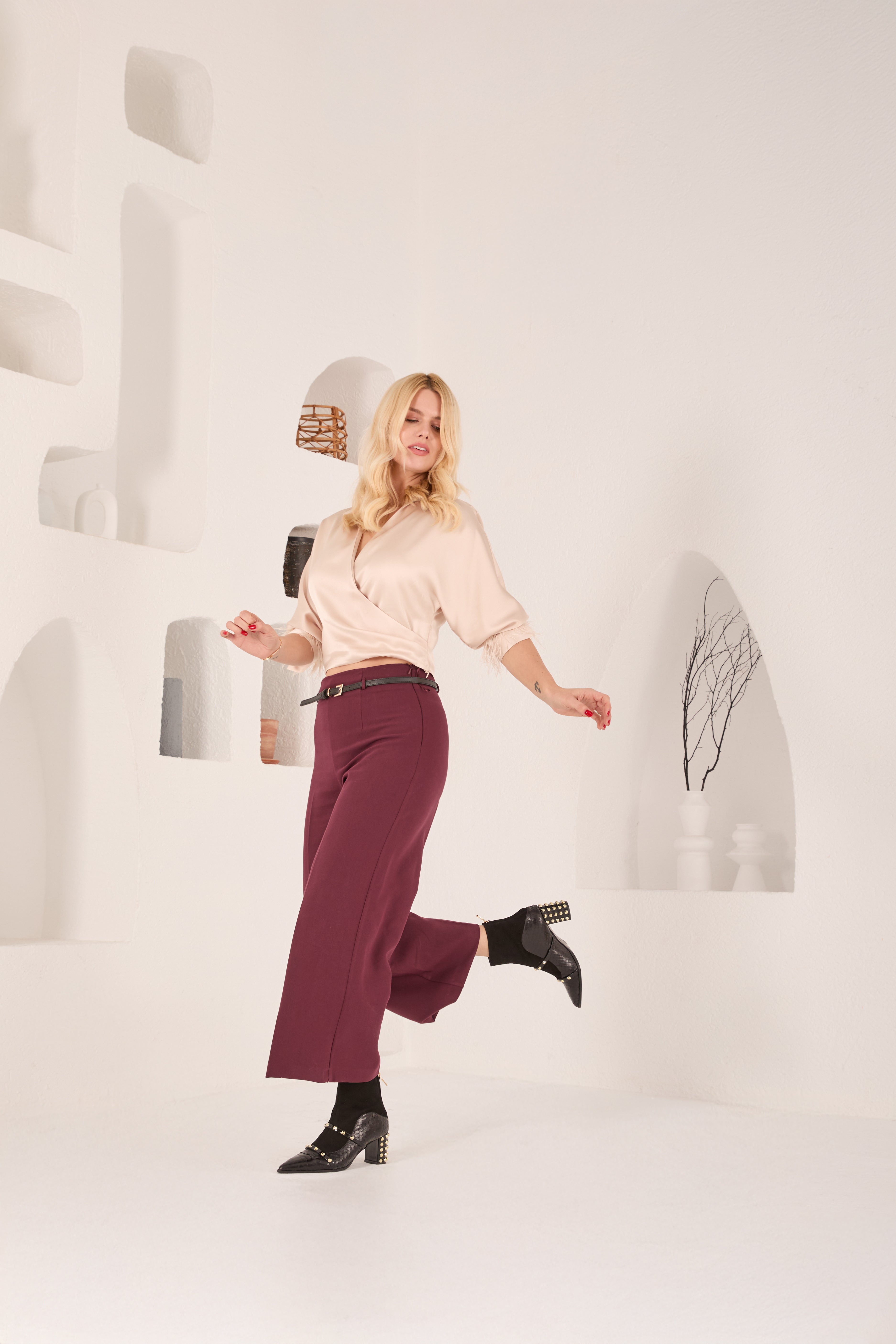 The  Valentina Leather Block Heel Boot