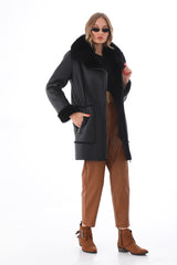 The Boreal Black Leather Jacket