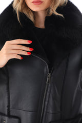 The Boreal Black Leather Jacket