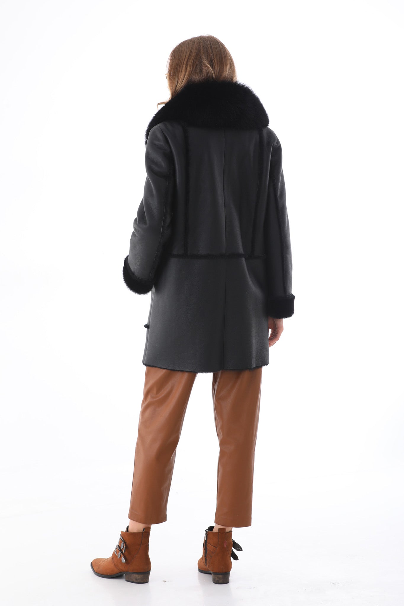 The Boreal Black Leather Jacket