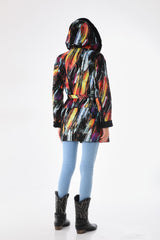 The Prisma Multicolor Leather Jacket