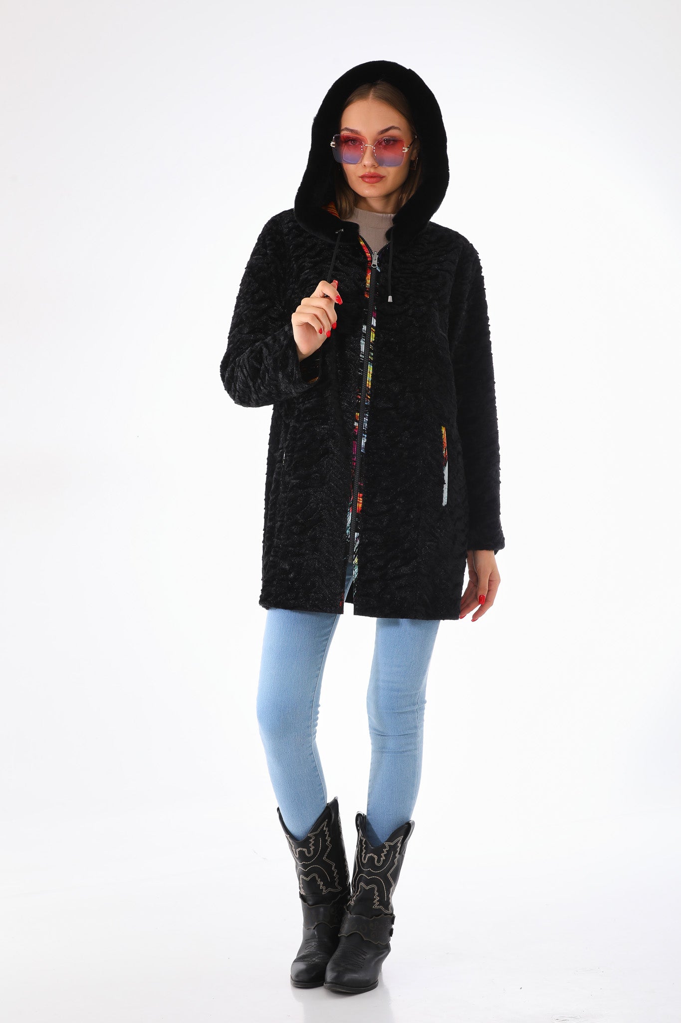 The Prisma Multicolor Leather Jacket