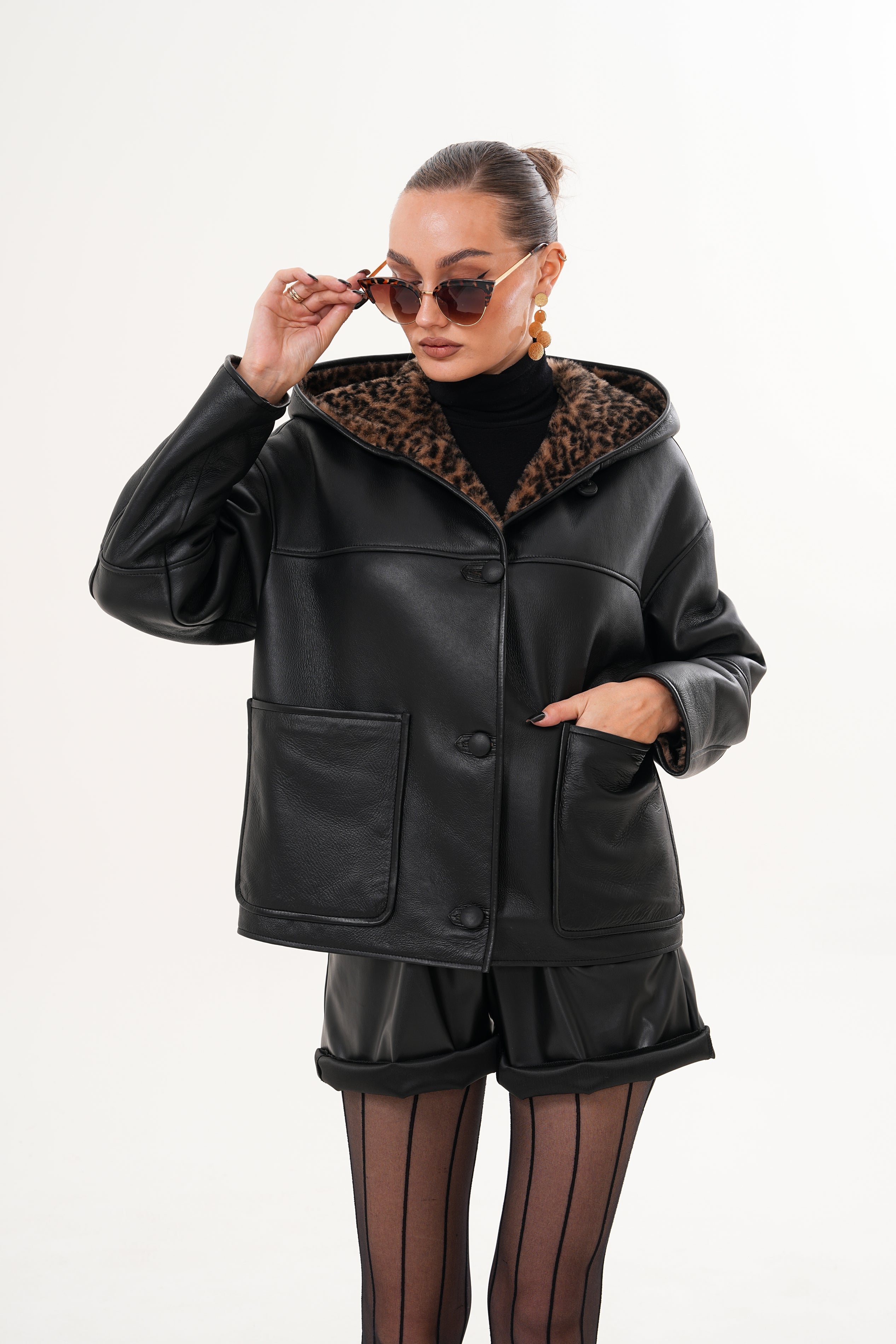 The Felina Black Leather Jacket