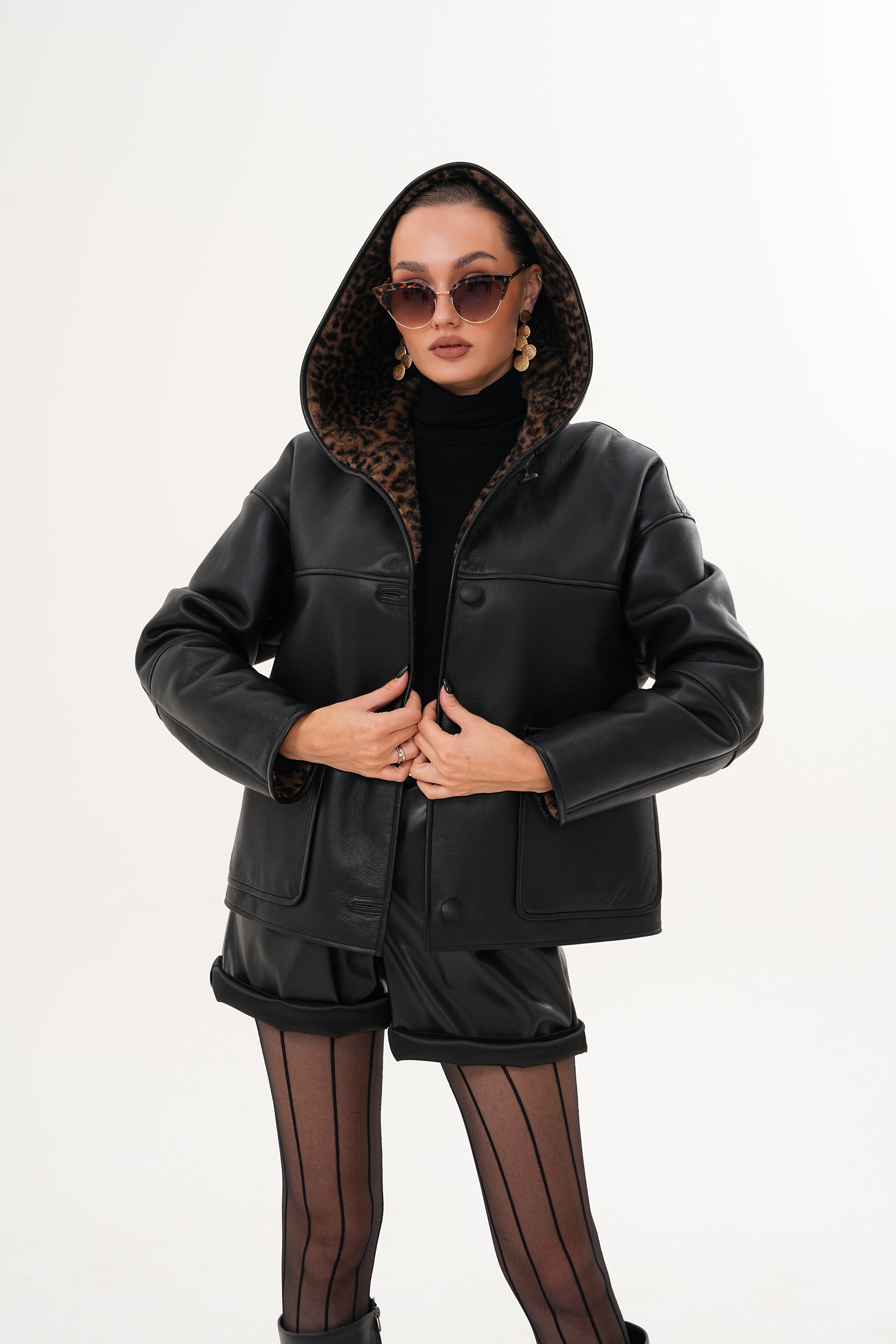 The Felina Black Leather Jacket