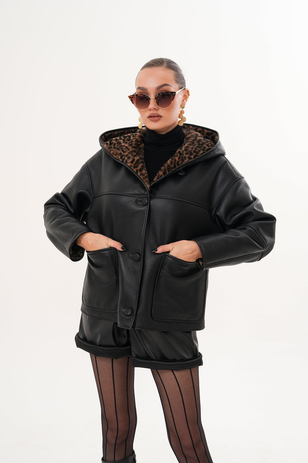 The Felina Black Leather Jacket