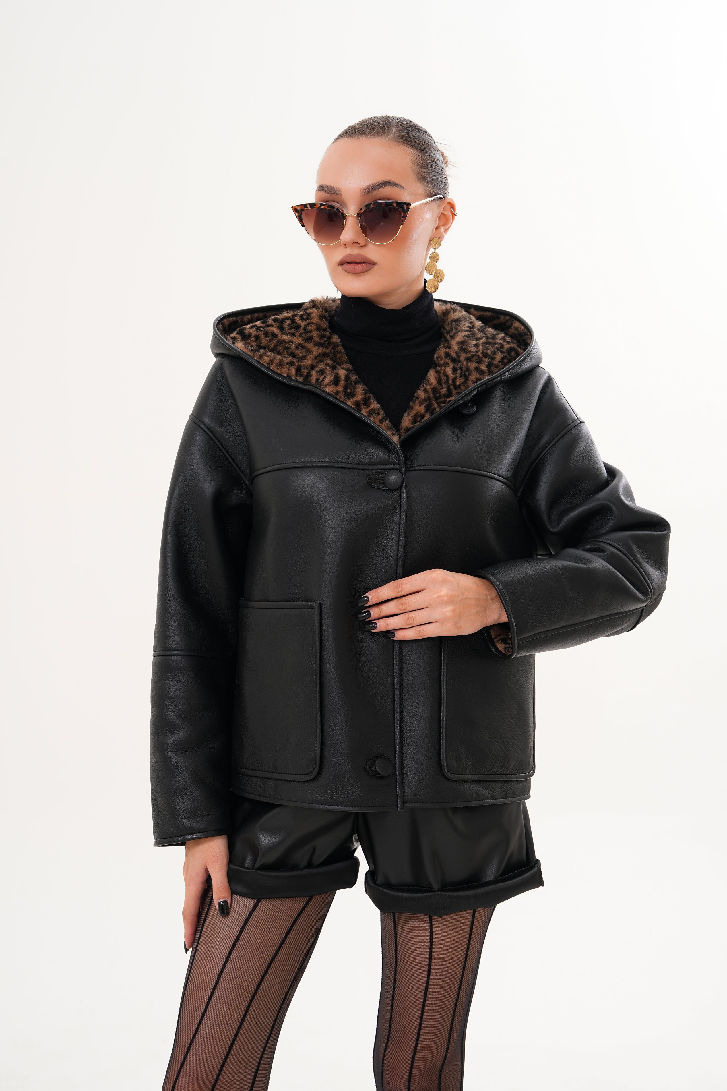 The Felina Black Leather Jacket