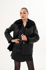 The Ava Reversible Shearling Leather Jacket