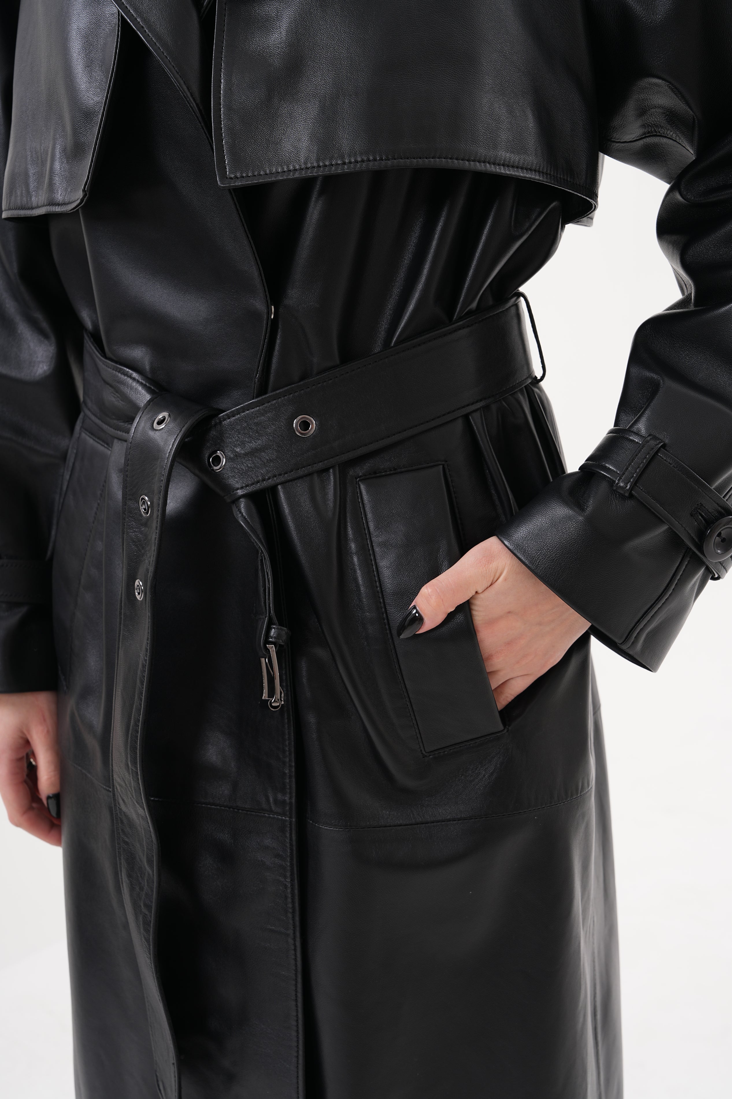 The Raven Black Leather Jacket