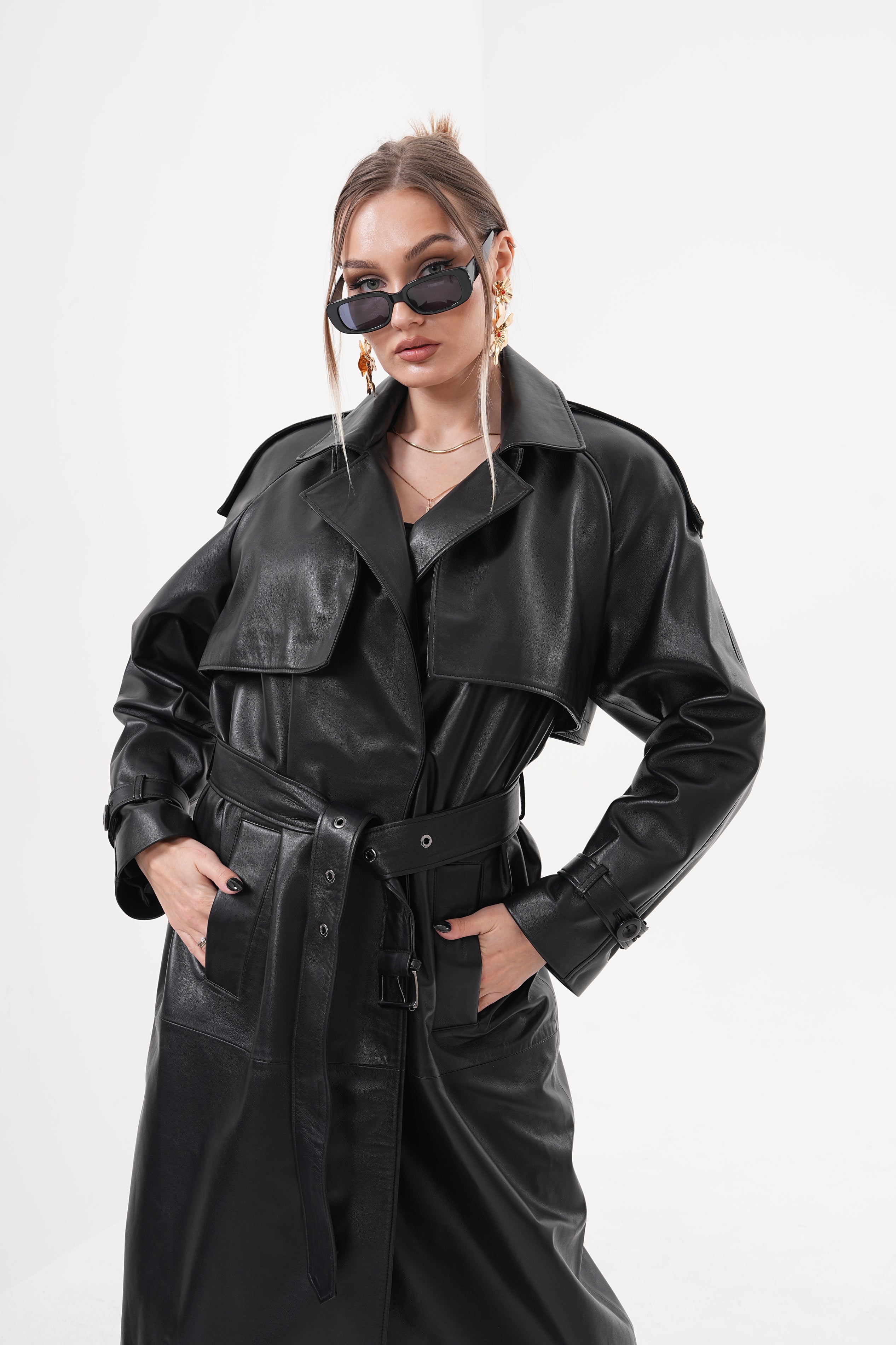The Raven Black Leather Jacket