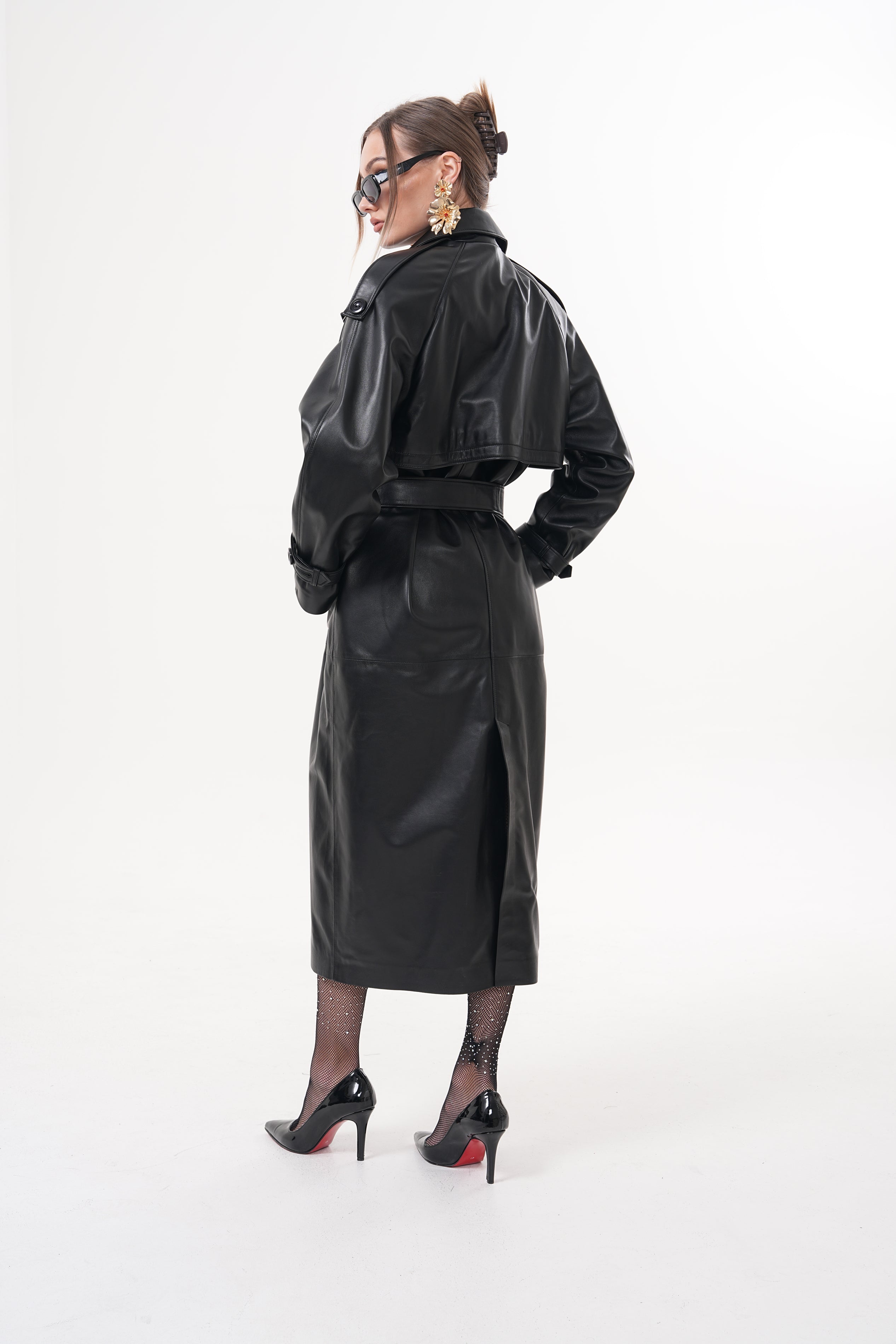 The Raven Black Leather Jacket
