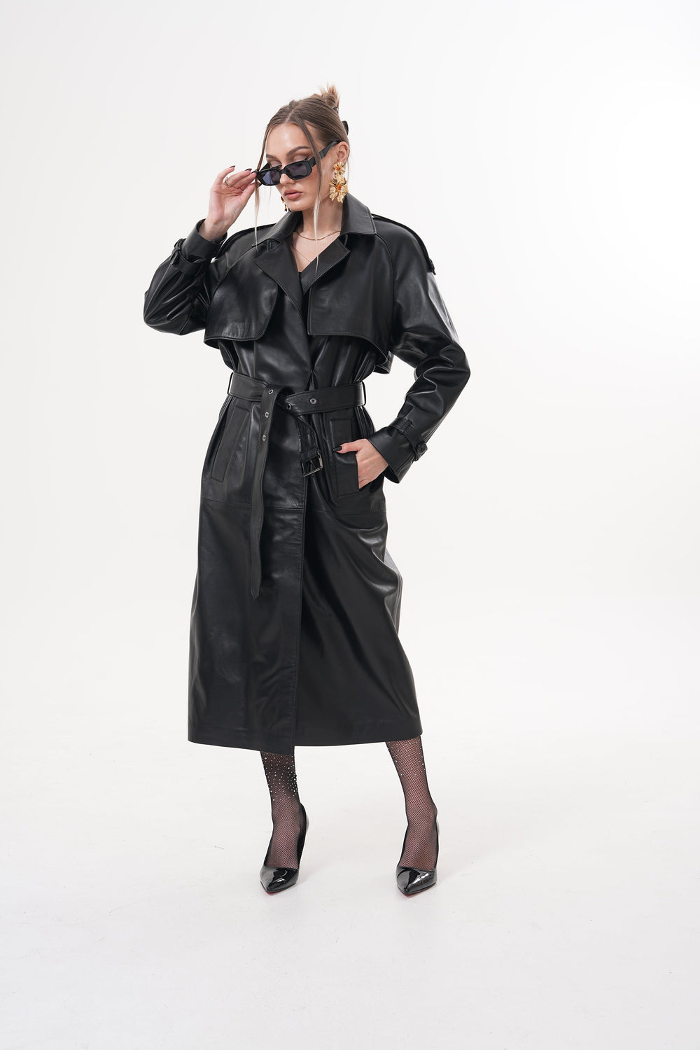 The Raven Black Leather Jacket