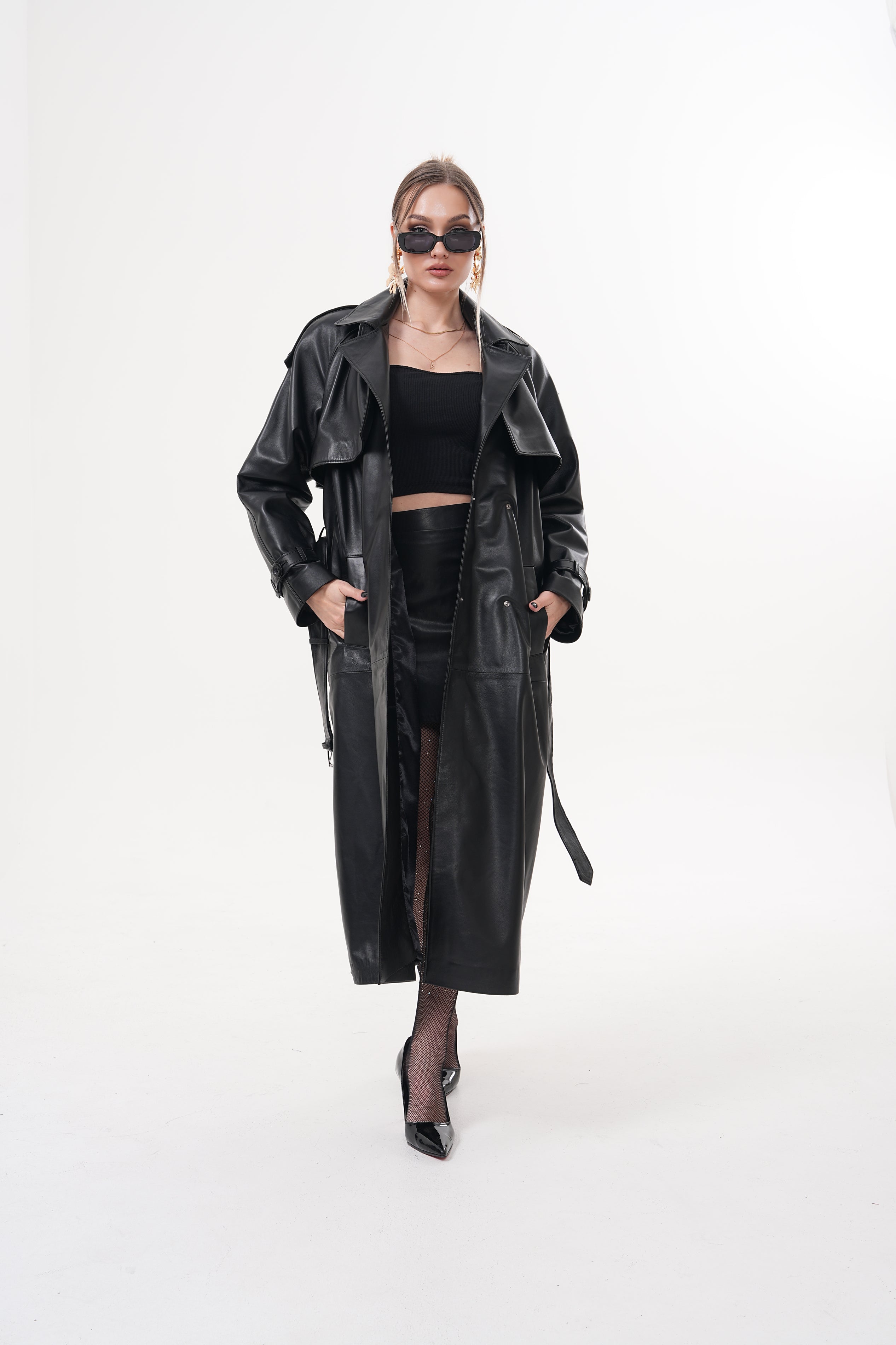 The Raven Black Leather Jacket